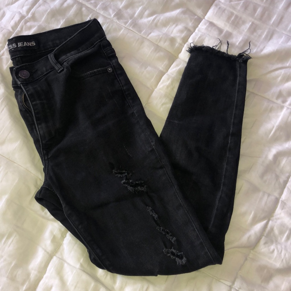 Express high waisted jeans
